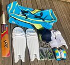 Youth Kookaburra Cricket Set,Bag,Helmet,Gloves,Thigh Pad,Bat