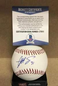 DANNY SALAZAR #31 CLEVELAND INDIANS SIGNED AUTO M.L. BASEBALL BECKETT C76610 - Picture 1 of 2