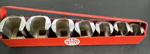 NEW VINTAGE MAC TOOLS 3/8" DRIVE WEATHERHEAD SOCKET SET 7pcs + XT12  TRAY USA - Picture 1 of 10