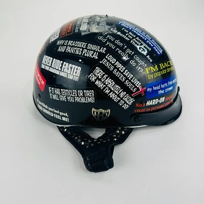 Harley-Davidson Helmet DOT Women’s Black Biker Motorcycle w/ stickers Size XS - Image 1 of 4
