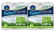 Freedom Living Rv Toilet Paper - 2 Ply 8 Pack- Premium 500 Extra Soft Thick S.