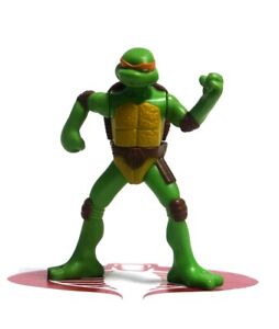 Teenage Mutant Ninja Turtles TMNT Michelangelo Unbranded Fast Food Toy 4" 