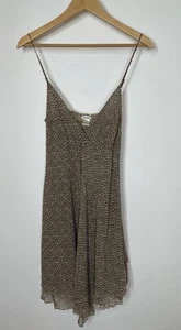 Camicia da notte Neiman Marcus 100% seta slip dress ? Orlo asimmetrico TG L - Foto 1 di 7