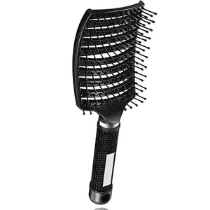 Curved Vented Hair Brush Fast Blowing Drying Detangling Hair Brush for Women - Picture 1 of 7