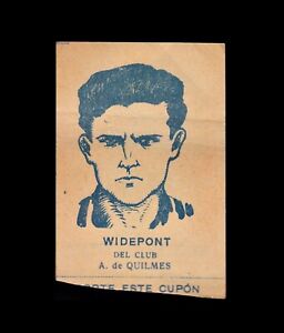 1926 C. WIDEPONT Rare PRE-WAR CARD Club Atletico Argentino de Quilmes AGUILA