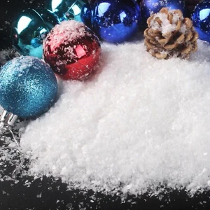 White Fake Artificial Snow Snowflakes Christmas Party,Table & Trees Decoration - Picture 1 of 7