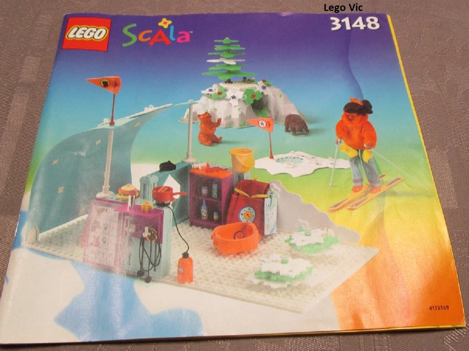 Lego 3148 Scala Notice Instruction Carla's Winter Camp TBE - Photo 1/1