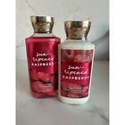 Bath And Body Works Sun Ripened Raspberry Shower Gel And Lotion Set New