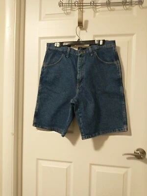 Bermuda jeans masculina lavagem média tamanho 34 nova com etiquetas Brittania - Imagem 1 de 4