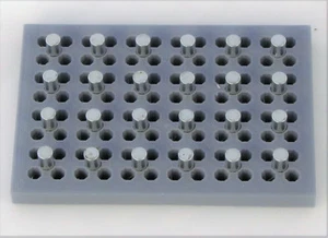 96 Well Magnetische Perlen Trennung Separator Ständer Gestell PCR Platte 0,2 ml Streifen Röhrchen - Bild 1 von 10