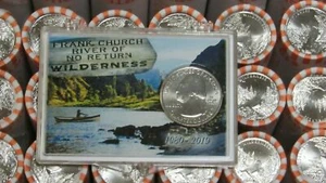 2019W ATB NATIONAL PARK QUARTER BU UNC RIVER OF NO RETURN IN SNAPLOCK HOLDER - Picture 1 of 12