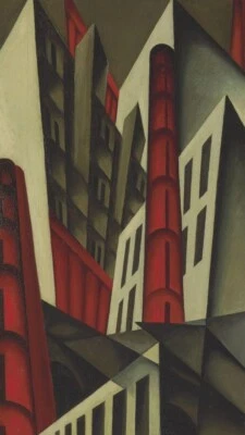 Pittsburgh – Louis Lozowick 1922 – Precisionist Industrial Cityscape Art Print - Image 1 of 2