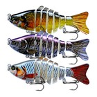 3PC Fishing Lures Multi Jointed Segment Swimbait Life-Like Crankbaits Bait Pesca