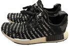 Adidas Boost Blackout Nmd R1 2016 Three Stripes Shoes-S76519 Us 8