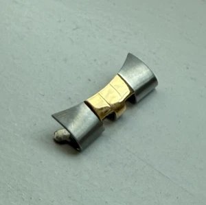 1x Genuine OEM Rolex Jubilee End Link 20mm Stainless Steel & 18K Yellow Gold 455 - Picture 1 of 10