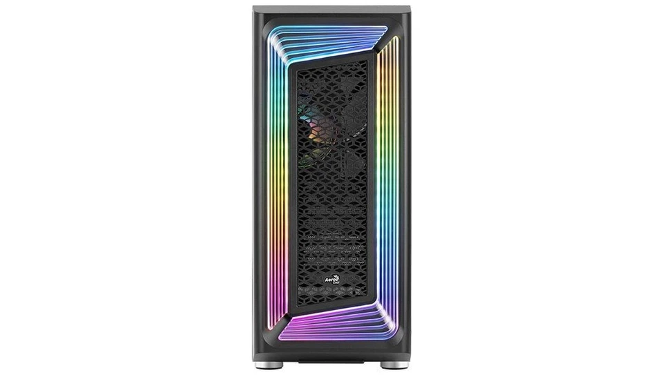 4711099473649 Aerocool Interstellar Midi Tower Black Aerocool - Image 1 of 4