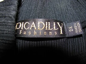 Pica Dilly Black pull on pants and cap sleeve shell - Picture 1 of 4
