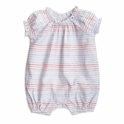 Conjunto de mameluco a rayas para niña aden + anais NUEVO talla 0-3M y 3-6M Foto 1 de 3