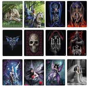 ANNE STOKES Cool Awesome Polar Fleece Throw Blanket Rug 127 x 152 cm - Bild 1 von 24