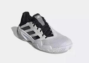 adidas Barricade 13 Tennis IF0465 Shoes White/Core Black/Grey Three Men 9 - Picture 1 of 14