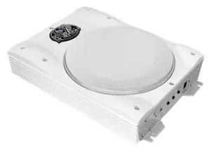 New Lanzar - 8'' 1000 Watts Low-Profile Super Slim Active Amplified Marine AQTB8 - Picture 1 of 8