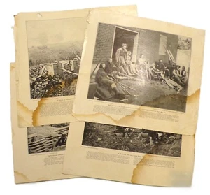Antique Pictures Regarding the Civil War - From 1910 and 1911 - Picture 1 of 14