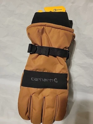 Luvas masculinas Carhartt impermeáveis punho de malha isolado GL0511 tamanho XXL novas com etiquetas - Imagem 1 de 4