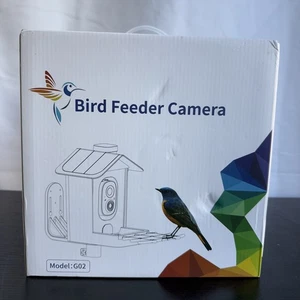Bird Feeder Camera G02 with HD Wireless Connectivity 2K Live Video - Picture 1 of 9