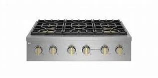 Monogram Statement Series ZGU366NT2SS 36 Inch Slide-In Professional Gas Rangetop - Image 1 of 4