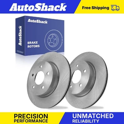 Rear Brake Rotors Pair for Nissan Rogue Sport LEAF Qashqai 2018-2025 Rogue - Image 1 of 4