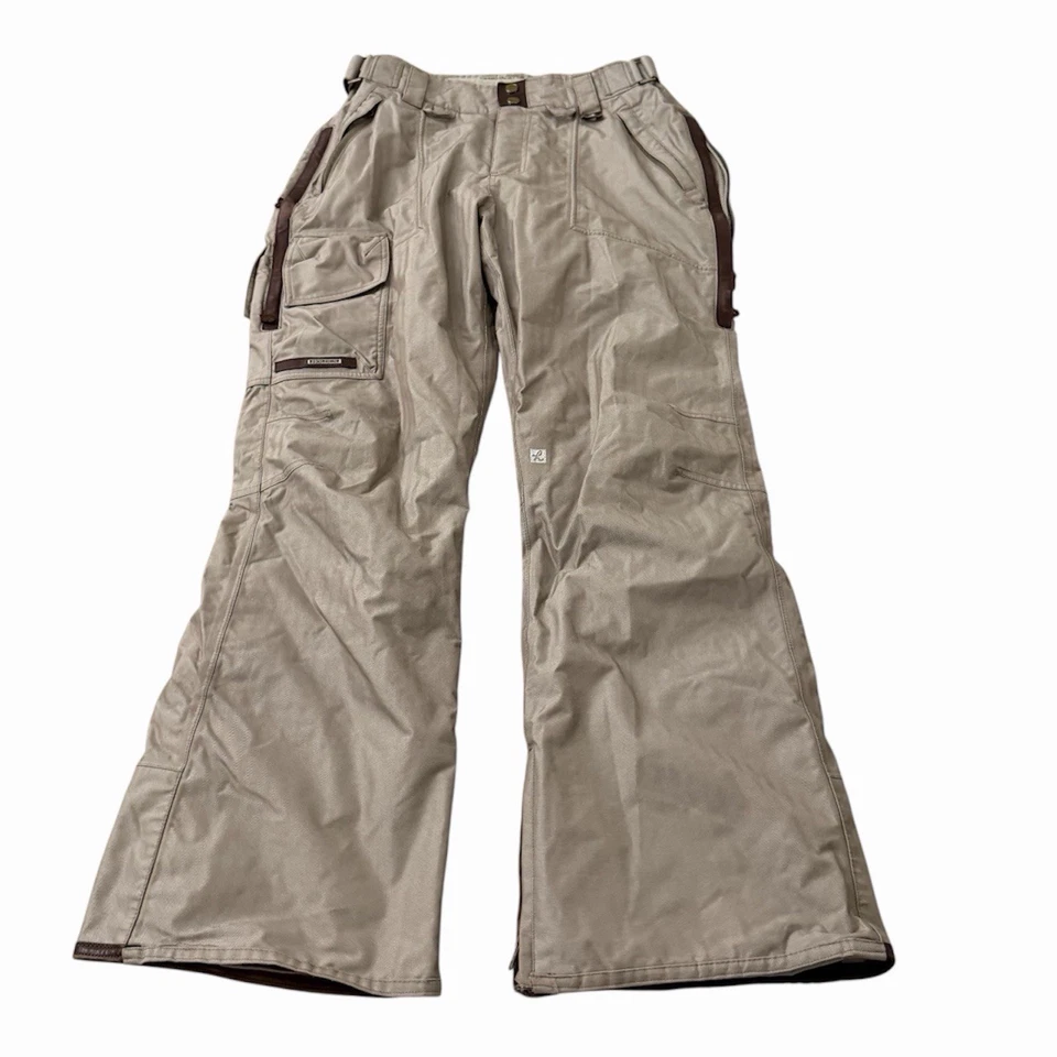 Holden Outerwear Ski Pants Womens Large Light Taupe Snowboard Cargo Bootcut - Image 1 of 4