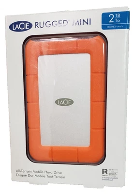 LaCie Rugged Mini 2TB External Hard Drive Portable HDD - USB 3.0/ 2.0 Compatible - Image 1 of 3