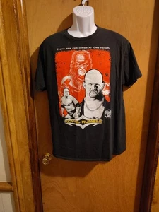 2018 WWE Royal Rumble Stone Cold, The Rock, Kane T Shirt Large EUC - Picture 1 of 3