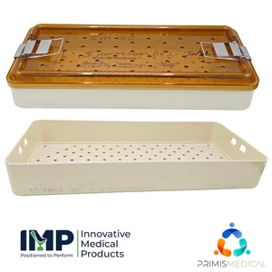 Innovative Medical Autoclave Sterilization Tray 20"x 9.5"x 4" Perforated Lid - Picture 1 of 4