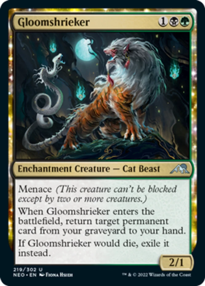 x1 Gloomshrieker - Kamigawa: Neon Dynasty - NM - MTG - Image 1 of 1