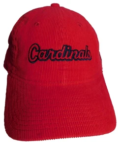 Gorra Cardinals St Louis MLB para mujer mediana con correa guión pana roja - Imagen 1 de 4