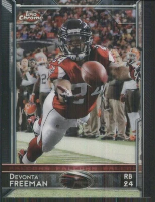 2015 Topps Chrome #94 Devonta Freeman Atlanta Falcons 2065 - Image 1 of 2