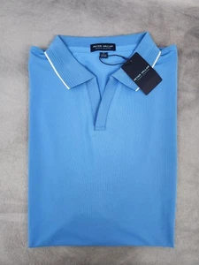 Peter Millar Marina Blue Summertime Performance Mesh Polo MS23XK52J Men's XL  - Picture 1 of 11