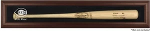 Pete Rose Reds Logo Brown Framed Single Bat Display Case - Fanatics - Picture 1 of 1