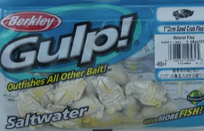 Berkley GSSF1-NFL Gulp 1" Sandfloh Natürlich Floh 12 Ct - Bild 1 von 3