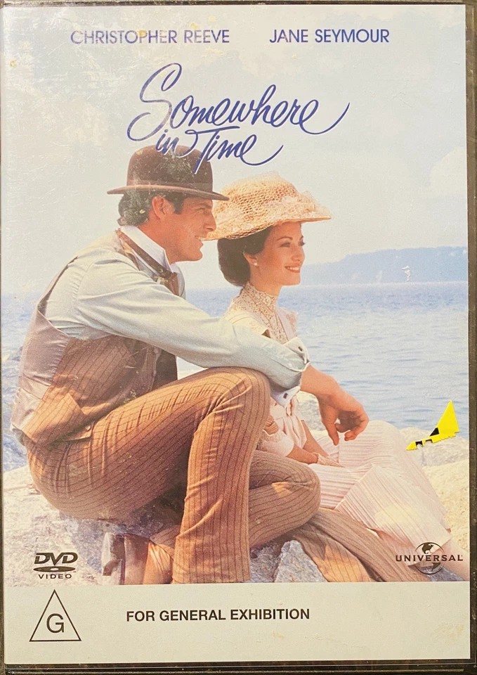 SOMEWHERE IN TIME (1980) DVD BRAND NEW CHRISTOPHER REEVE JANE SEYMOUR REGION 4 - Image 1 of 2