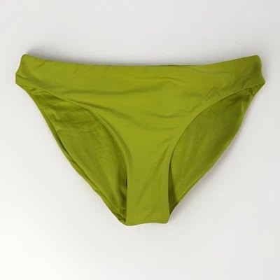 Roxy Cheeky Bikini Bottoms Womens Medium Lime Green Seamless Beach Classics New - Image 1 of 4
