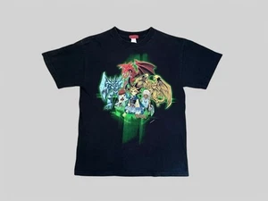 VTG Y2K Yugioh T Shirt Japanese Anime Manga Duel Monsters Cartoon Kids Youth M 8 - Picture 1 of 5