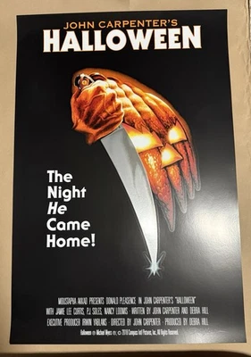 Pôster edição limitada Halloween assinado/175 Bob Gleason LEIA - Imagem 1 de 4