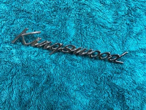 1968-71 HOLDEN HK HT HG KINGSWOOD Chrome Name Badge Guard Tailgate Part  7435748 - Bild 1 von 3