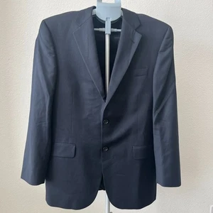 Chaqueta Blazer Burberry London Para Hombre 38 Azul Marino Diseñador Muesca Solapa Negocios - Imagen 1 de 5