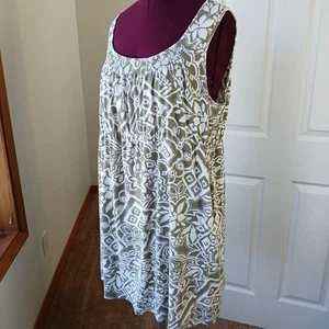 Sonoma lässiges ärmelloses Midikleid 2X Medaillon Print Taschen bequem Jersey - Bild 1 von 12
