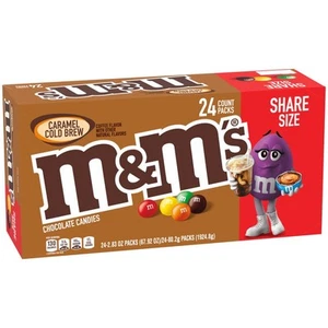 M&M Cioccolato Caramello Caramello 2,83 oz Confezione da 24 - Foto 1 di 1