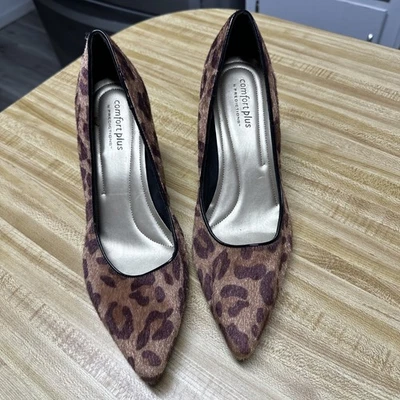 Zapatos de tacón para dama por Comfort Plus/Predicciones talla 12 Cross Dresser AnimalPrint Foto 1 de 4