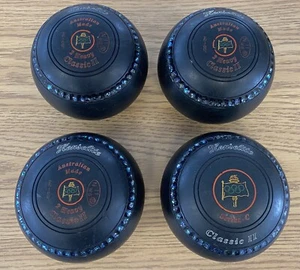 henselite lawn bowls Set of 4 Size 2 Classic II - Picture 1 of 2